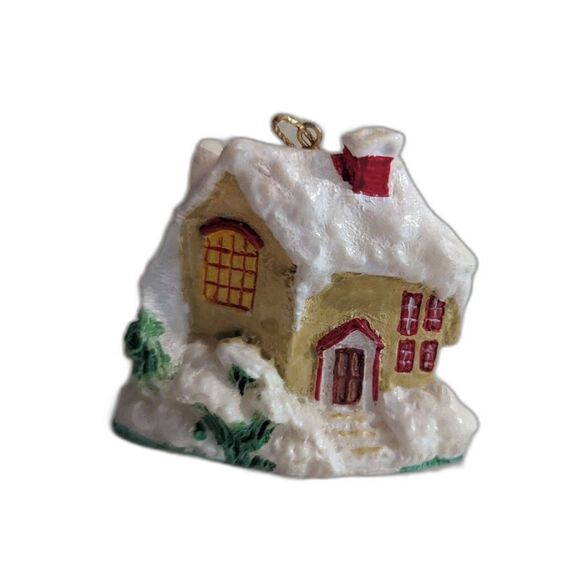 Russ Other - Winter Snow House Christmas Ornament Russ Berrie Vintage Item Number 2865